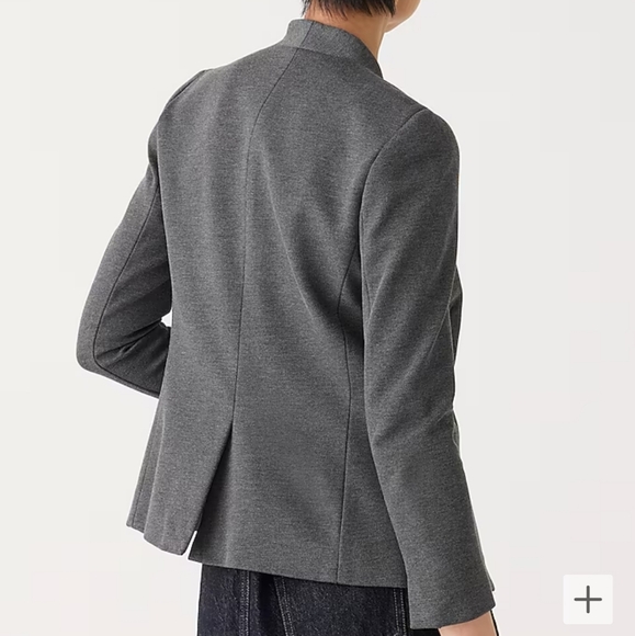 52. J. CREW blazer • Size 0P • Gray - Picture 2 of 6